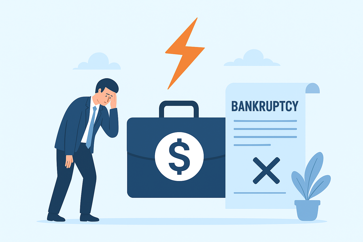 Legal regulations on debt recovery when a partner declares bankruptcy