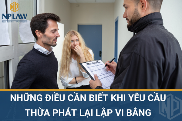 Những điều cần biết khi yêu cầu thừa phát lại lập vi bằng