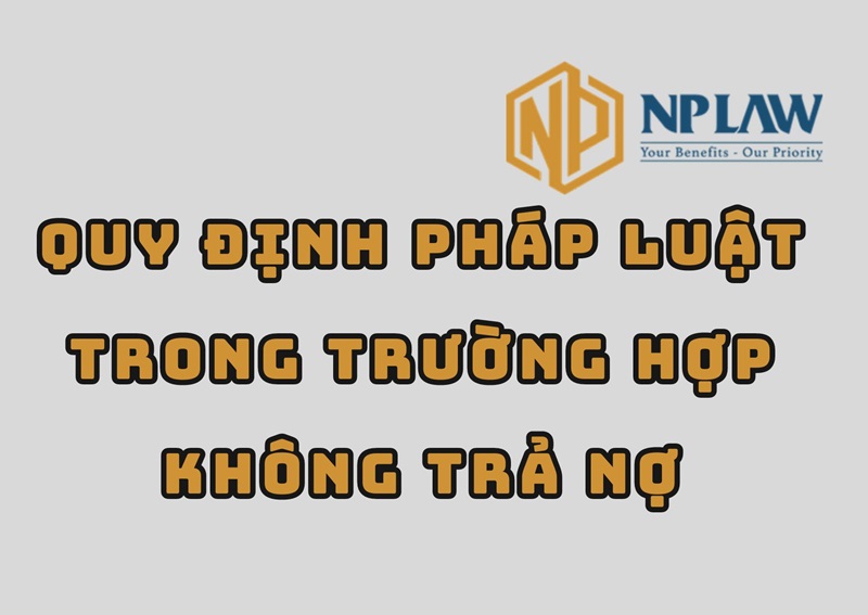 Quy định pháp luật trong trường hợp không trả nợ