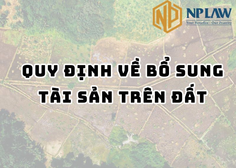 Quy định về bổ sung tài sản trên đất