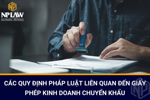 Các quy định pháp luật liên quan đến giấy phép kinh doanh chuyển khẩu