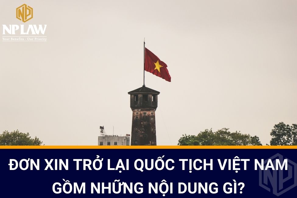 Đơn xin trở lại quốc tịch Việt Nam gồm những nội dung gì?