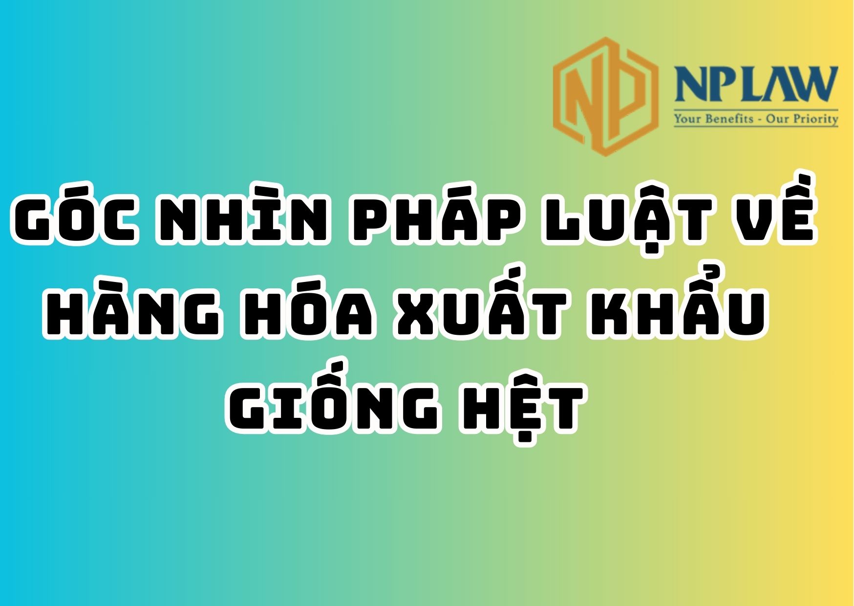 Góc nhìn pháp luật về hàng hóa xuất khẩu giống hệt