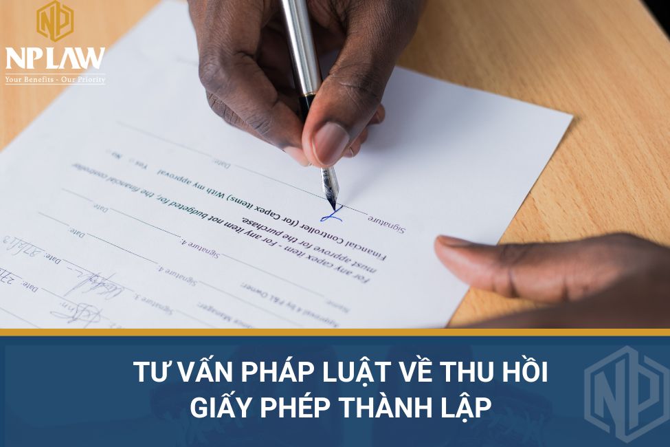 Tư vấn pháp luật về thu hồi giấy phép thành lập