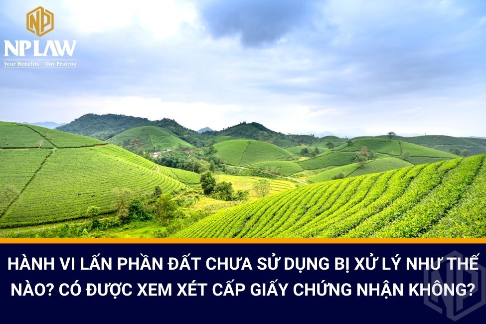 Hành vi lấn phần đất chưa sử dụng bị xử lý như thế nào? Có được xem xét cấp Giấy chứng nhận không?