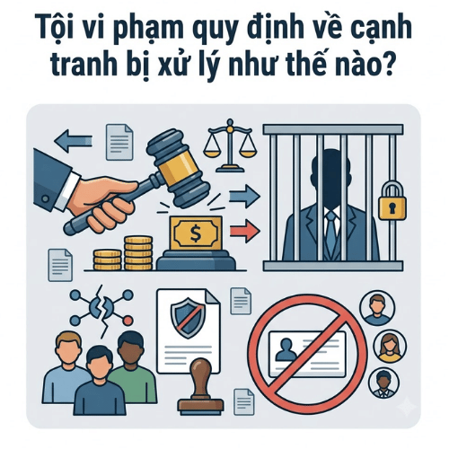 Tội vi phạm quy định về cạnh tranh bị xử lý như thế nào?