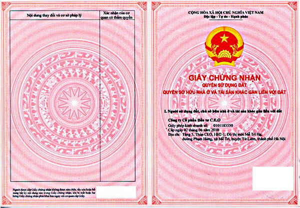 Sổ đỏ là một hình thức pháp lý chứng nhận quyền sử dụng đất của chủ sở hữu.-tranh chấp quyền sử dụng đất không có sở đỏ-nplaw.vn