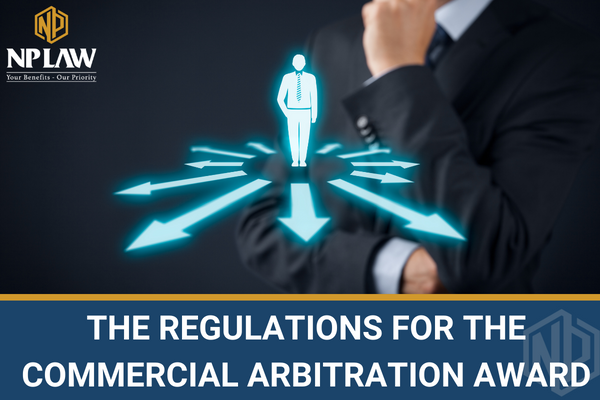 The regulations for the commercial arbitration award in vietnam