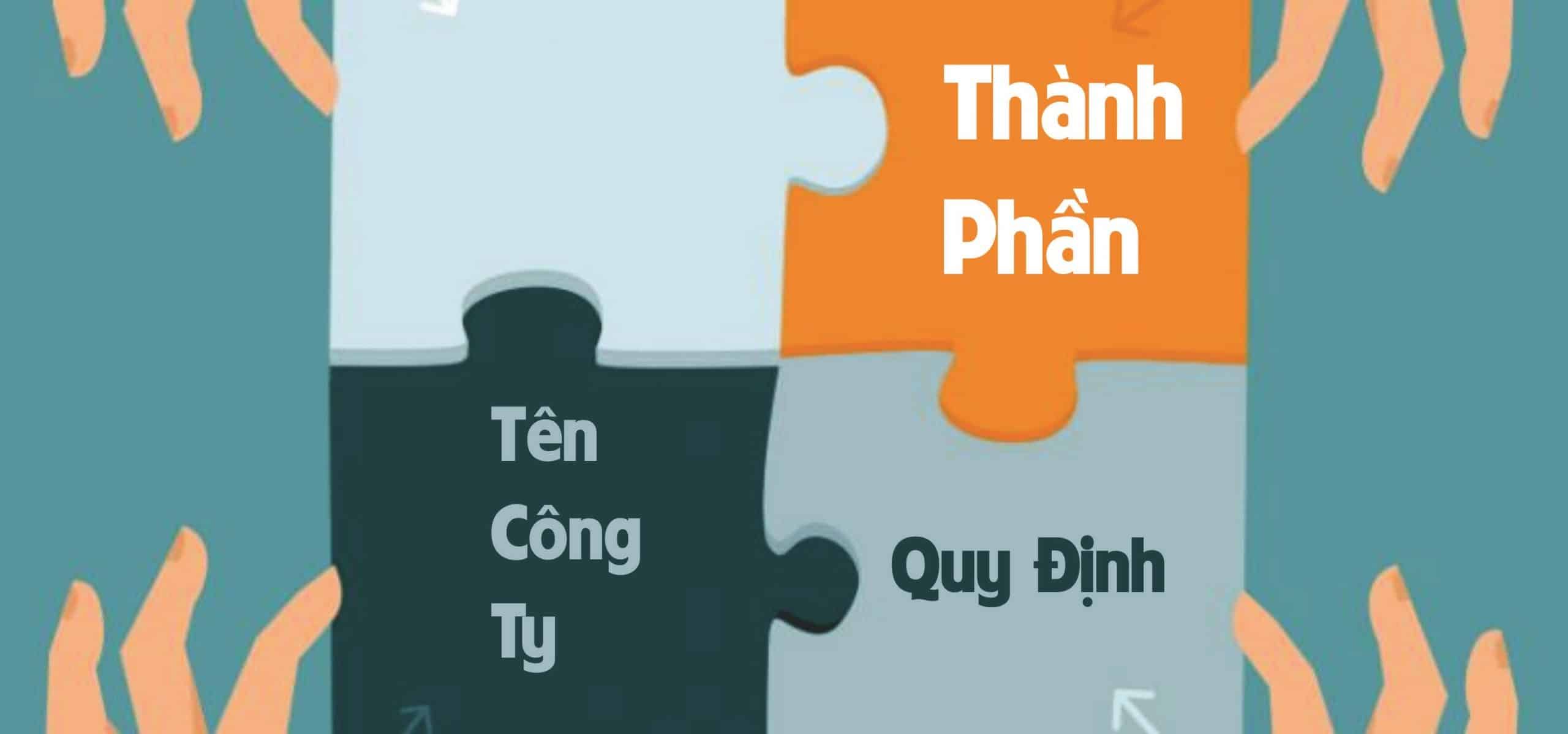 Thành phần trong tên của công ty