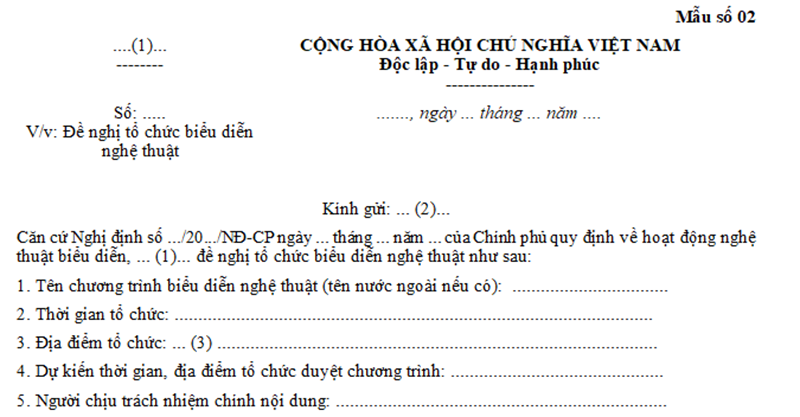  Không có giấy phép biểu diễn ca nhạc bị xử lý như thế nào?